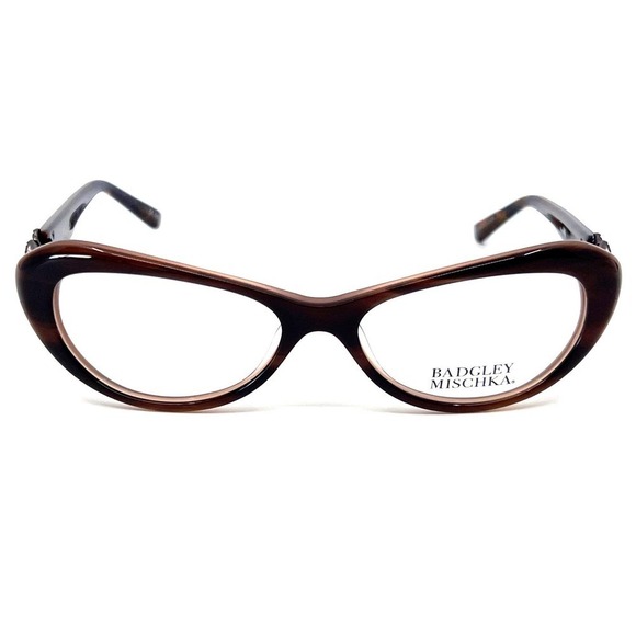 BADGLEY MISCHKA Eyeglasses Juliet BRN Authentic NEW!! - Picture 1 of 11